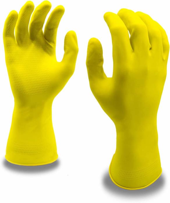 Yellow Dishwash Gloves Large